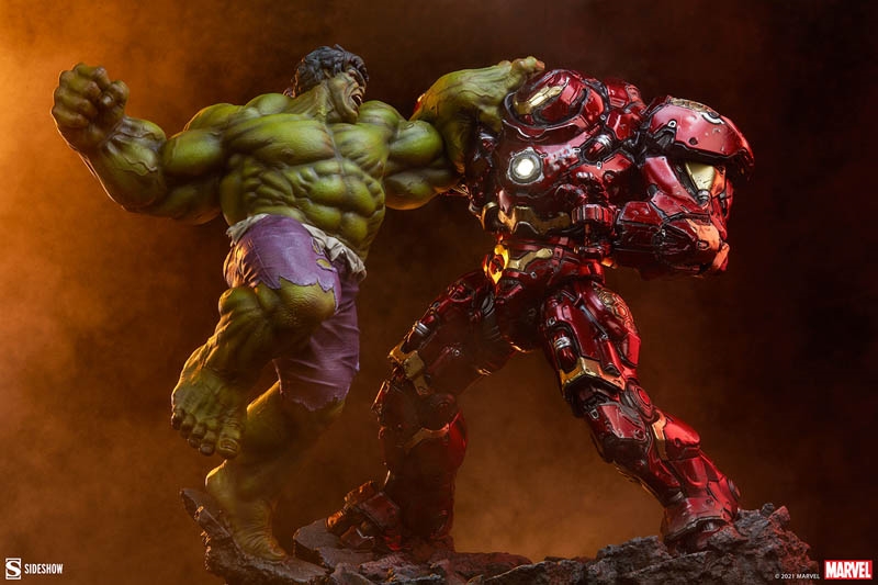 Hulk vs. Hulkbuster - Marvel - Sideshow Statue