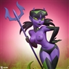 Devil Girl (Purple and Green Variant) - Sideshow Statue