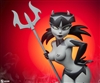 Devil Girl (Black and White Variant) - Sideshow Statue