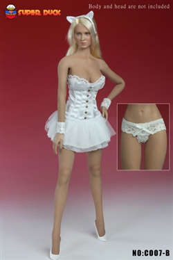 Basque Corset Dress - Superduck 1/6 Scale Accessory