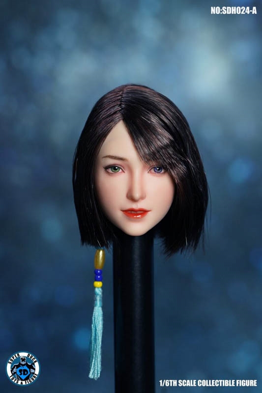 Asian Headsculpt 24 - Short Hair - Super Duck 1/6 Scale Accessory