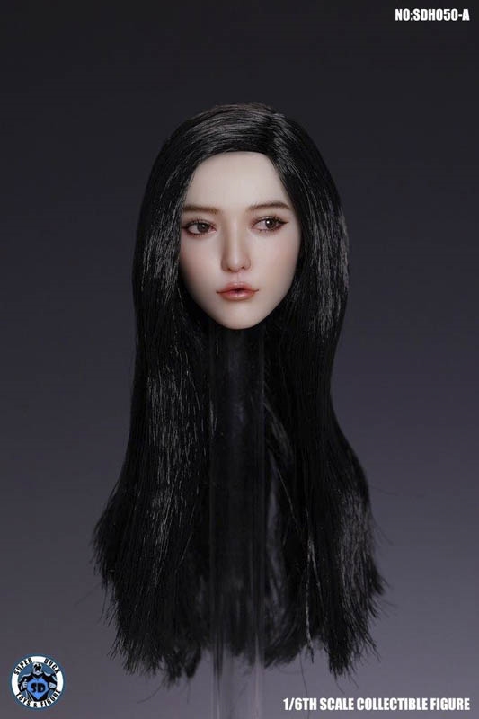 Female Heads with Movable Eyes Version A - Superduck 1/6 Scale Accessory