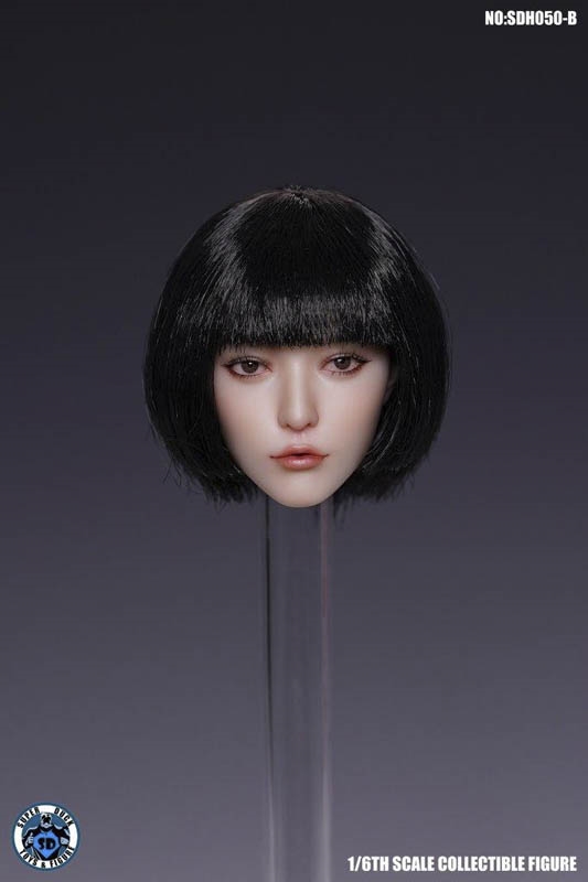 Female Heads with Movable Eyes Version B - Superduck 1/6 Scale Accessory