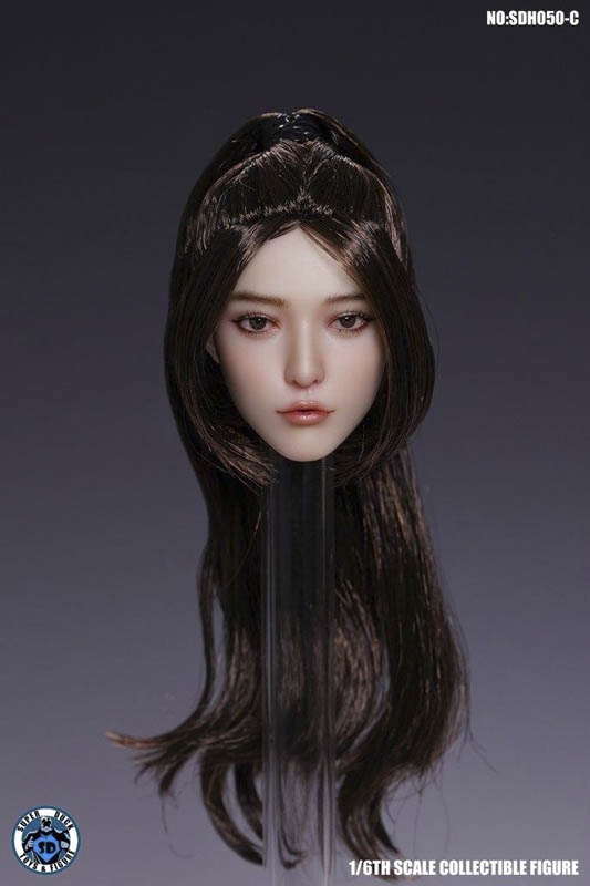 Female Heads with Movable Eyes Version C - Superduck 1/6 Scale Accessory