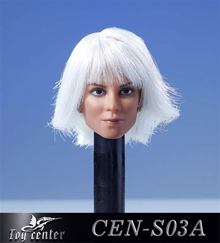 Female Head with White Hair - Toys Center 1/6 Scale Figure