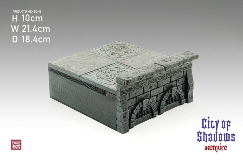 Death Wall Diorama - City of Shadows - Toys Nest 1/6 Scale Diorama Base