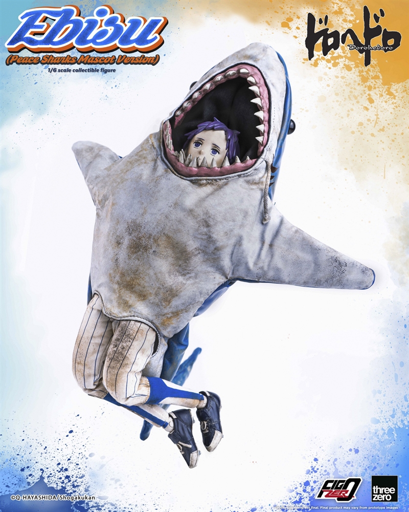 Dorohedoro Ebisu Peace Sharks Mascot Version - Threezero 1/6 Scale Figure