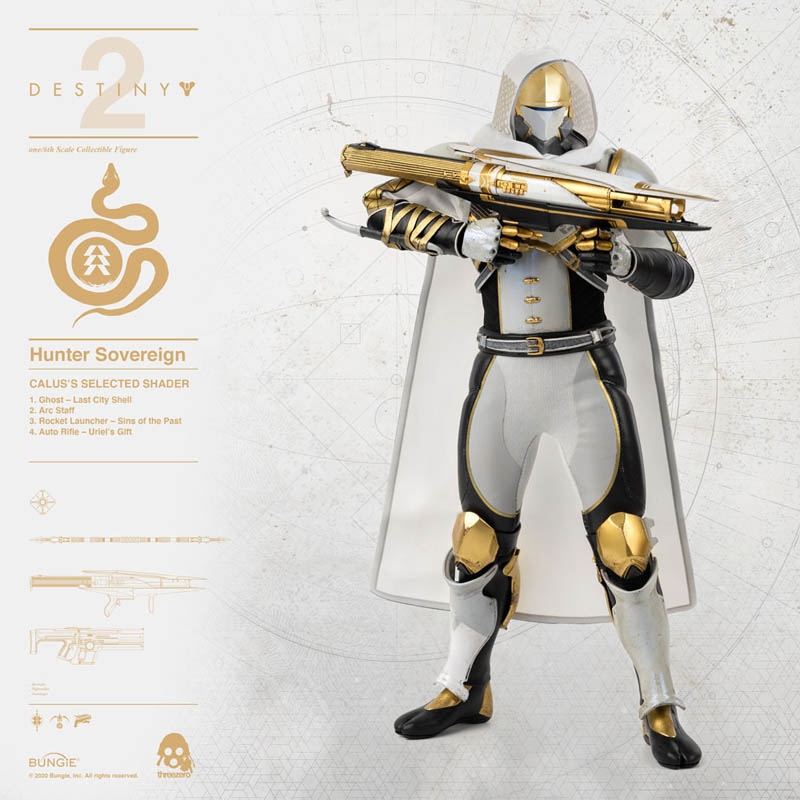 Hunter Sovereign (Calus's Selected Shader) - Destiny 2 - Threezero 1/6 Scale Figure