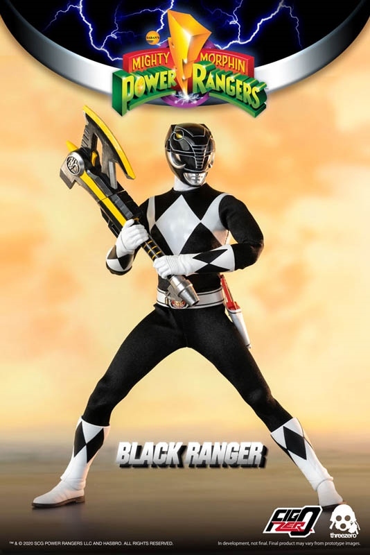 Black Ranger - Mighty Morphin Power Rangers - ThreeZero x Hasbro 1/6 Scale Figure