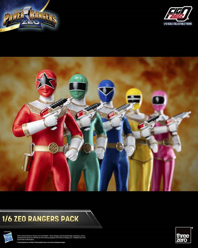 Zeo Rangers Pack -  Power Rangers Zeo - Threezero 1/6 Scale Figure