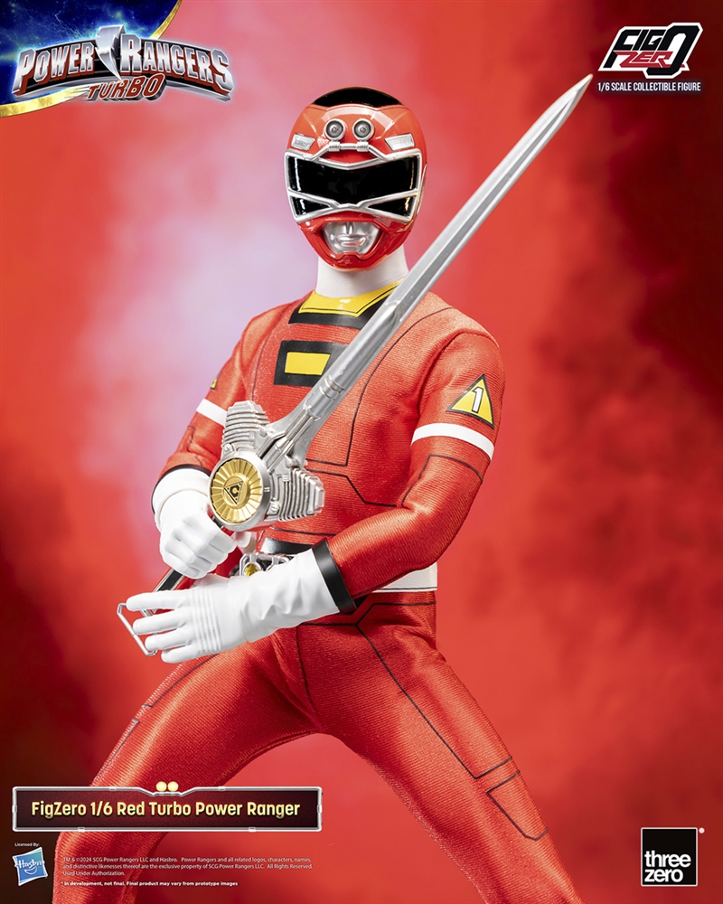 Red Turbo Power Ranger - Mighty Morphin Power Rangers - Threezero 1/6 Scale Figure