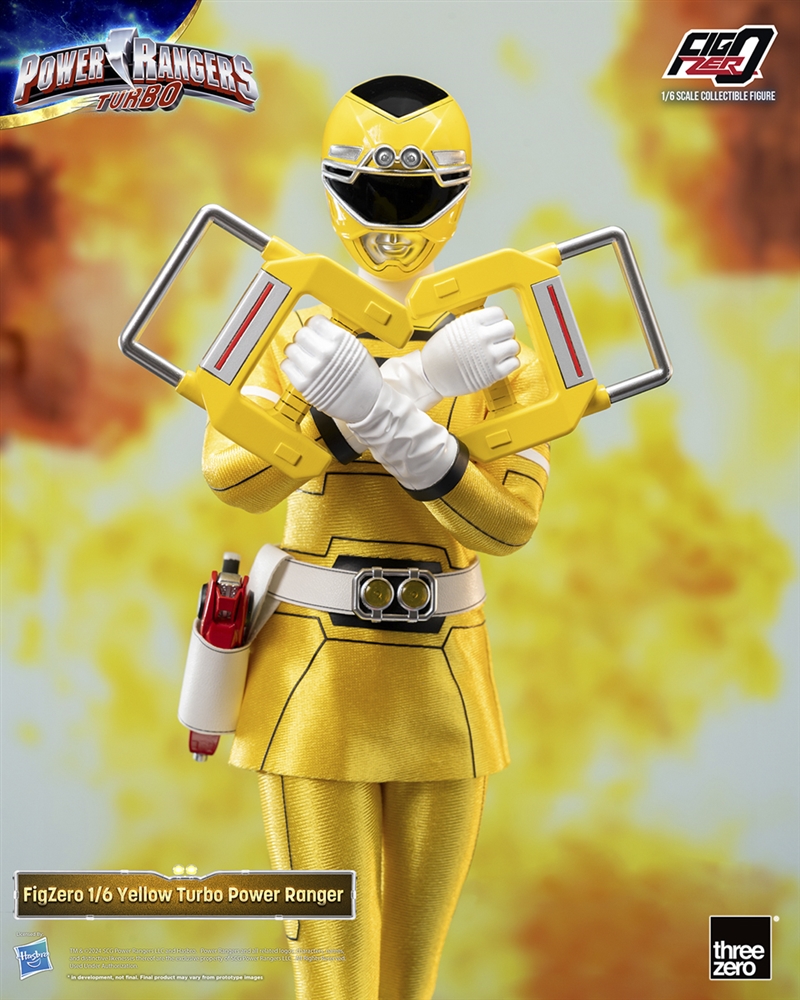 Yellow Turbo Power Ranger - Mighty Morphin Power Rangers - Threezero 1/6 Scale Figure