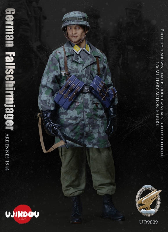 WWII German Fallschirmjager Ardennes 1944 - Ujindou 1/6 Scale Figure