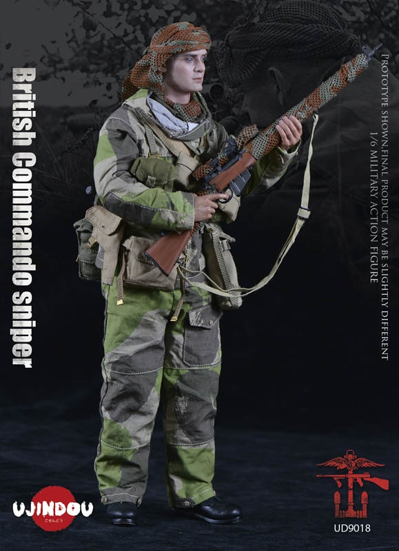 WWII British Commando Sniper 1944 - Ujindou 1/6 Scale Figure