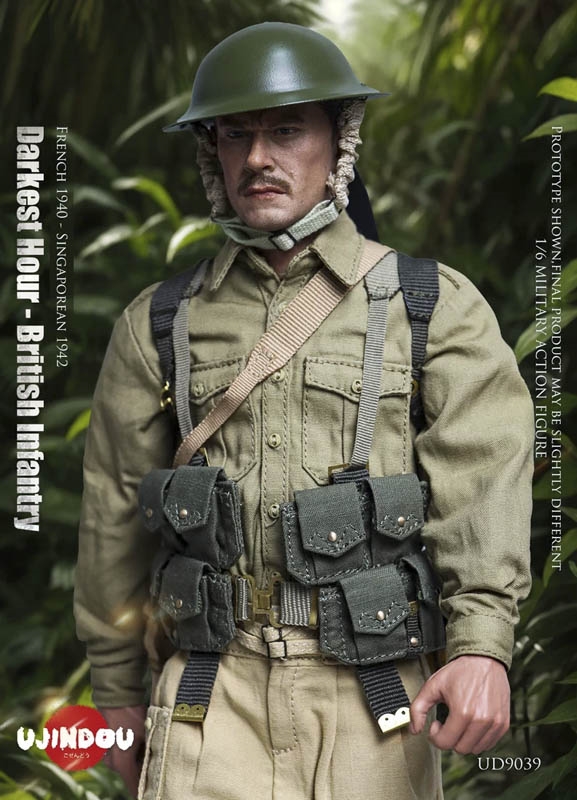 World War II British Infantry - France 1940 to Singapore 1942 - Ujindou 1/6 Scale Figure