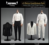 Retro Gentleman's Suit Set - VOR Toys 1/6 Scale Accessory Set