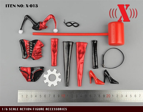Fighting Girl Female Clothing Set - Black Version - VF Toys 1/6 Scale  Accessory