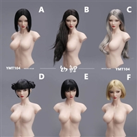 Youli  Head Sculpture - Six Versions - YM Toys 1/6 Scale Accessory Set