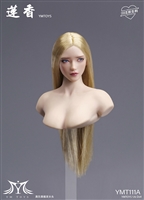 Lianxiang  Asian Female Head Sculpt with Movable Eyes Version A - YM Toys 1/6 Scale Accessory