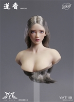 Lianxiang  Asian Female Head Sculpt with Movable Eyes Version B - YM Toys 1/6 Scale Accessory