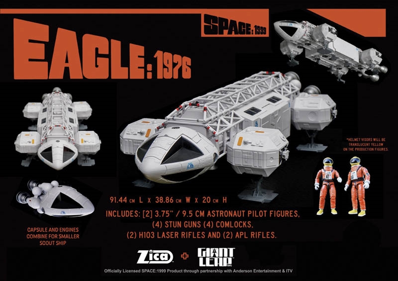 Eagle 1976 - Space: 1999 - ZICA Toys x Giant Leap Toys Collectible Set